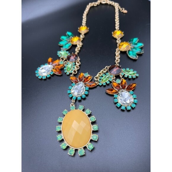 Colorful Statement Necklace - Picture 4 of 7